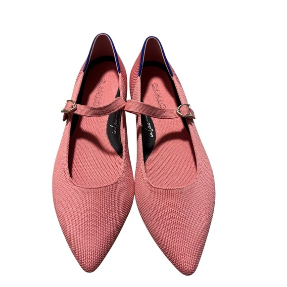 Rothy's The Point Mary Jane II Tulip Pink Casual Flat Women's Size 5.5 NWOT - Picture 5 of 5